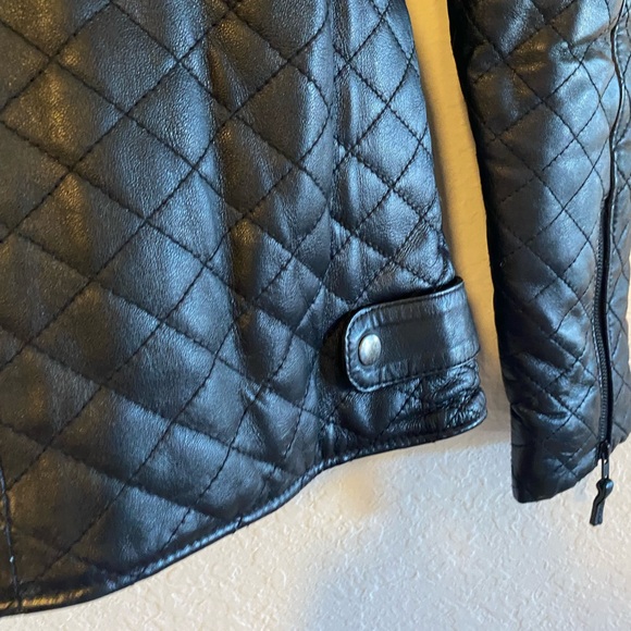 Quilted Leather Jacket exemplar size XS - Picture 7 of 13